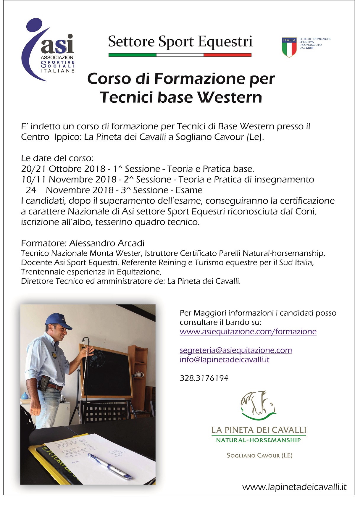 Corso Formazione ASI 2018 Monta Western_RID